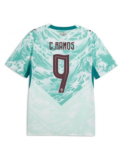 Portugal Goncalo Ramos #9 Replika Borta Kläder VM 2026 Kortärmad Portugal Goncalo Ramos #9 Replika Borta Kläder VM 2026 Kortärmad